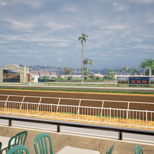 Del Mar Thoroughbred Club - Section Clubhouse Terrace Lvl 2 Tbl 130 Seat View