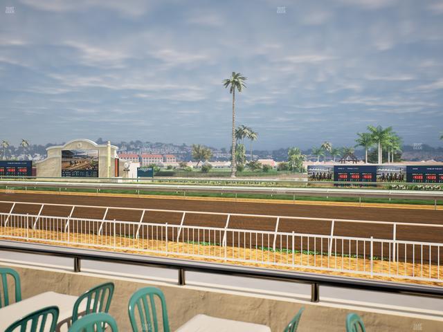 Del Mar Thoroughbred Club - Section Clubhouse Terrace Lvl 2 Tbl 130 Seat View