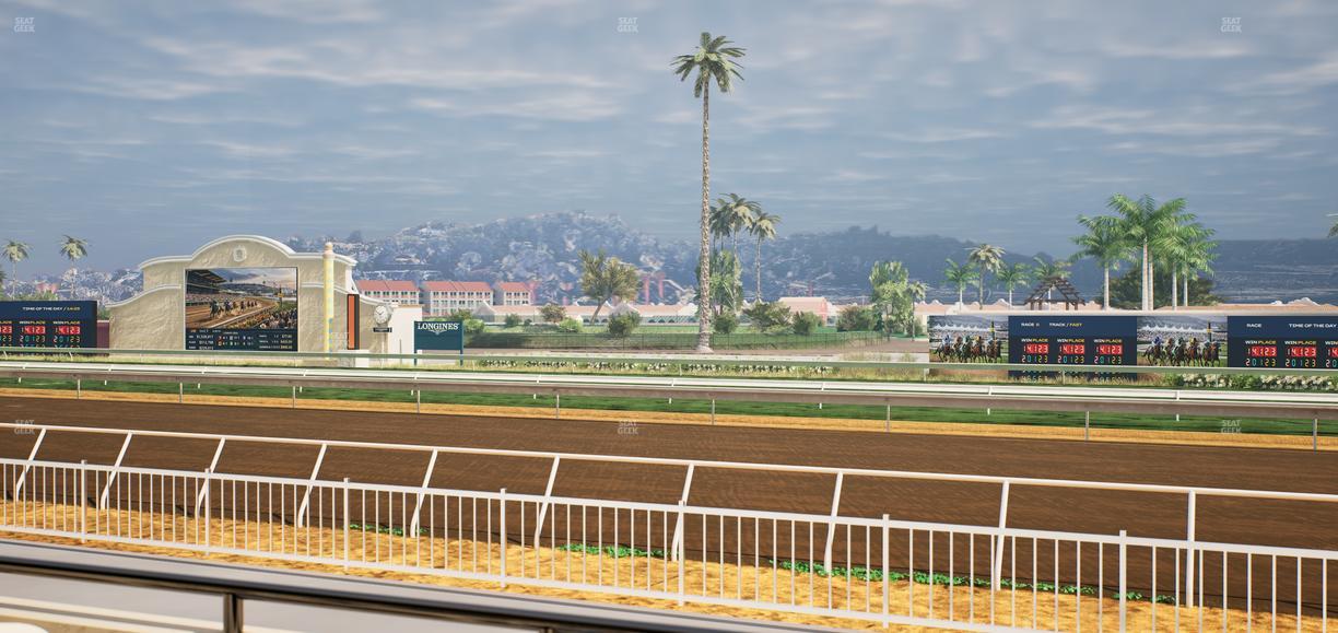 Del Mar Thoroughbred Club - Section Clubhouse Terrace Lvl 2 Tbl 130 Seat View