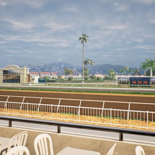 Del Mar Thoroughbred Club - Section Clubhouse Terrace Lvl 2 Tbl 130 Seat View