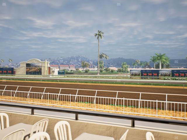 Del Mar Thoroughbred Club - Section Clubhouse Terrace Lvl 2 Tbl 130 Seat View