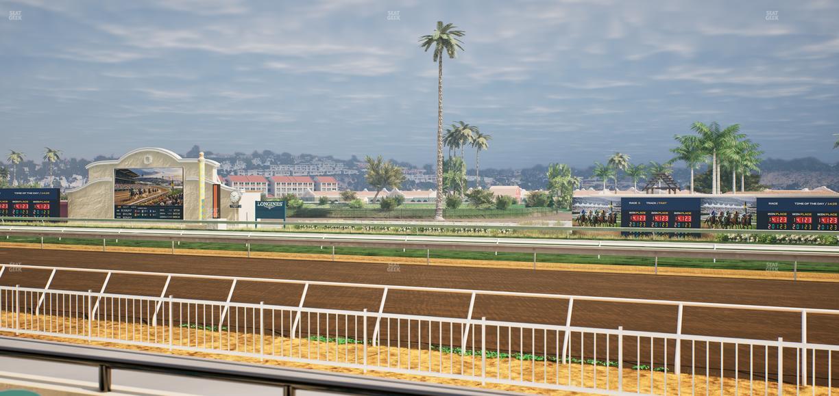 Del Mar Thoroughbred Club - Section Clubhouse Terrace Lvl 2 Tbl 131 Seat View