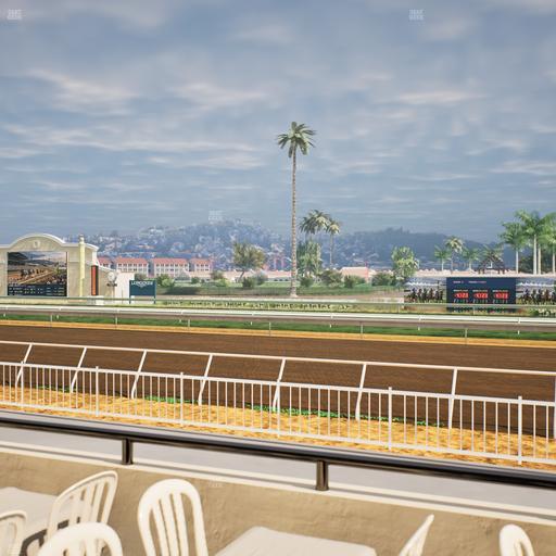 Del Mar Thoroughbred Club - Section Clubhouse Terrace Lvl 2 Tbl 132 Seat View