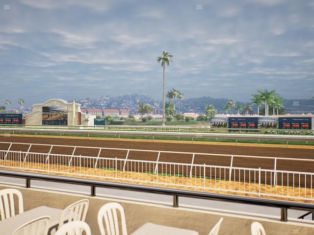 Del Mar Thoroughbred Club - Section Clubhouse Terrace Lvl 2 Tbl 132 Seat View