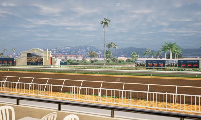 Del Mar Thoroughbred Club - Section Clubhouse Terrace Lvl 2 Tbl 132 Seat View