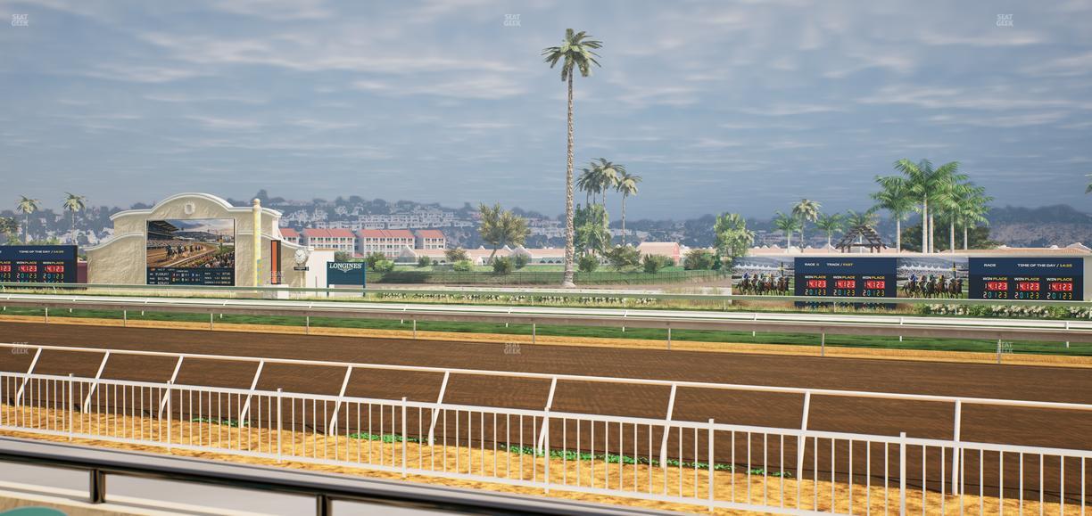Del Mar Thoroughbred Club - Section Clubhouse Terrace Lvl 2 Tbl 132 Seat View