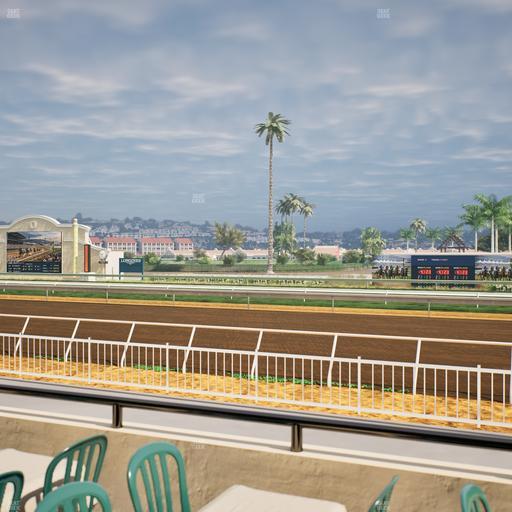 Del Mar Thoroughbred Club - Section Clubhouse Terrace Lvl 2 Tbl 132 Seat View