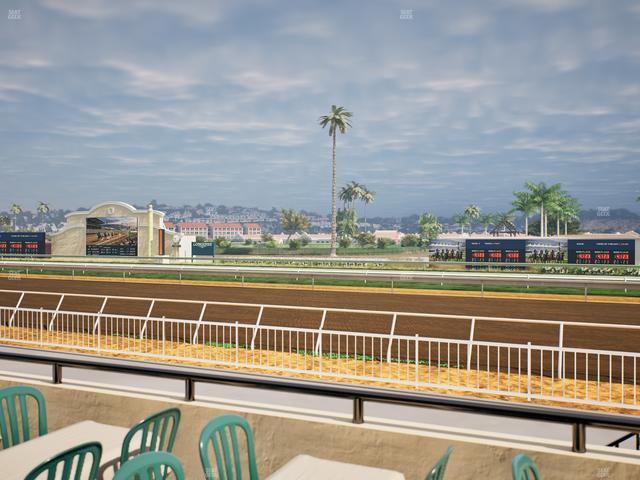 Del Mar Thoroughbred Club - Section Clubhouse Terrace Lvl 2 Tbl 132 Seat View