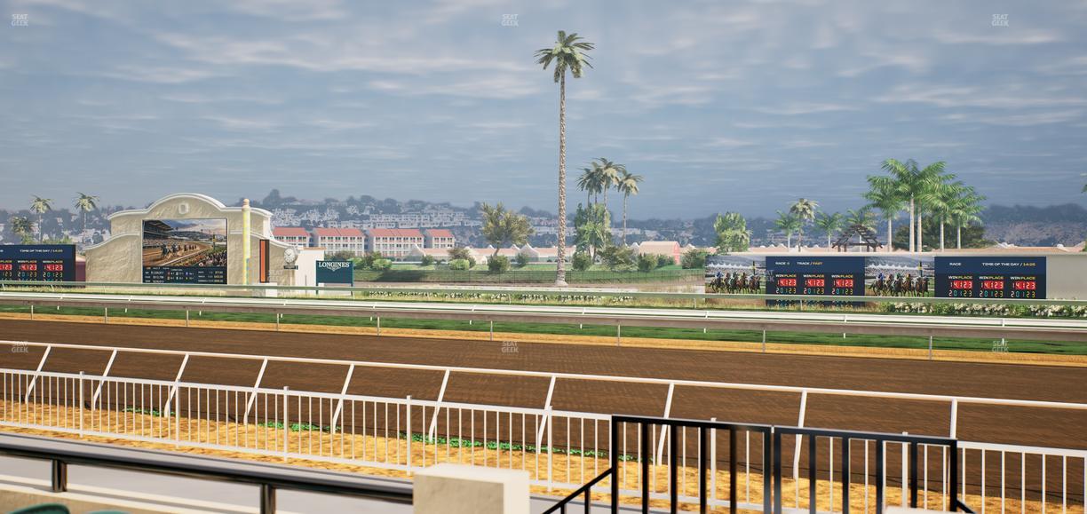 Del Mar Thoroughbred Club - Section Clubhouse Terrace Lvl 2 Tbl 133 Seat View
