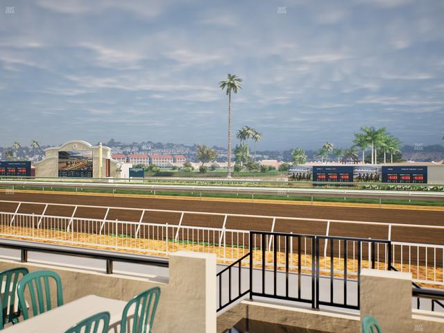 Del Mar Thoroughbred Club - Section Clubhouse Terrace Lvl 2 Tbl 133 Seat View
