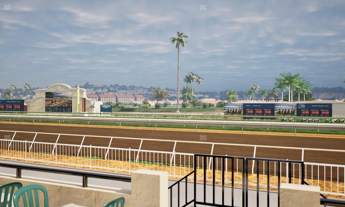 Del Mar Thoroughbred Club - Section Clubhouse Terrace Lvl 2 Tbl 133 Seat View