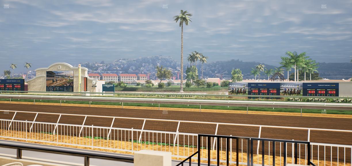 Del Mar Thoroughbred Club - Section Clubhouse Terrace Lvl 2 Tbl 133 Seat View