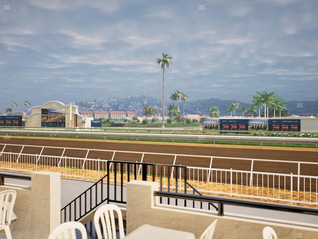 Del Mar Thoroughbred Club - Section Clubhouse Terrace Lvl 2 Tbl 134 Seat View