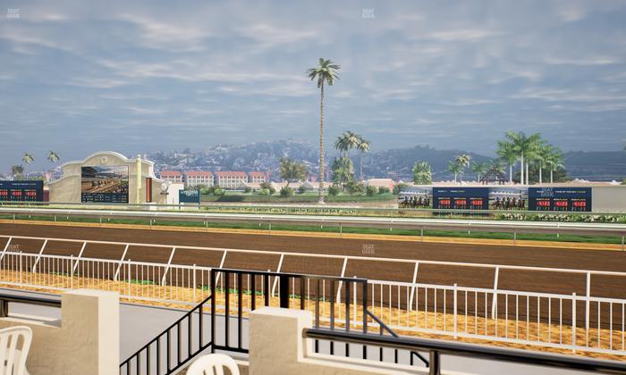 Del Mar Thoroughbred Club - Section Clubhouse Terrace Lvl 2 Tbl 134 Seat View