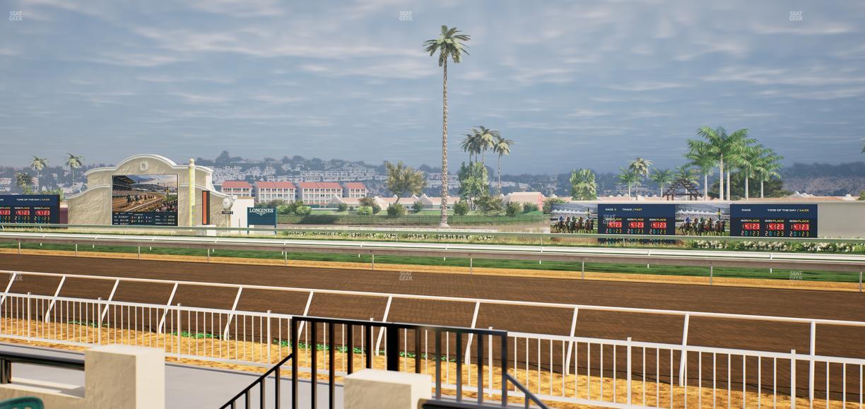 Del Mar Thoroughbred Club - Section Clubhouse Terrace Lvl 2 Tbl 134 Seat View