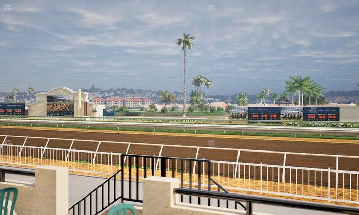 Del Mar Thoroughbred Club - Section Clubhouse Terrace Lvl 2 Tbl 134 Seat View