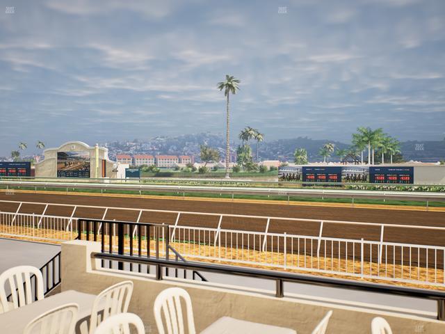 Del Mar Thoroughbred Club - Section Clubhouse Terrace Lvl 2 Tbl 135 Seat View