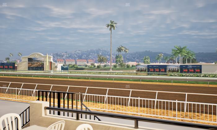 Del Mar Thoroughbred Club - Section Clubhouse Terrace Lvl 2 Tbl 135 Seat View