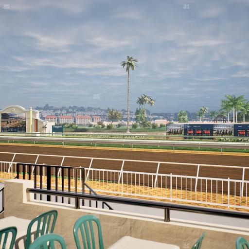 Del Mar Thoroughbred Club - Section Clubhouse Terrace Lvl 2 Tbl 135 Seat View