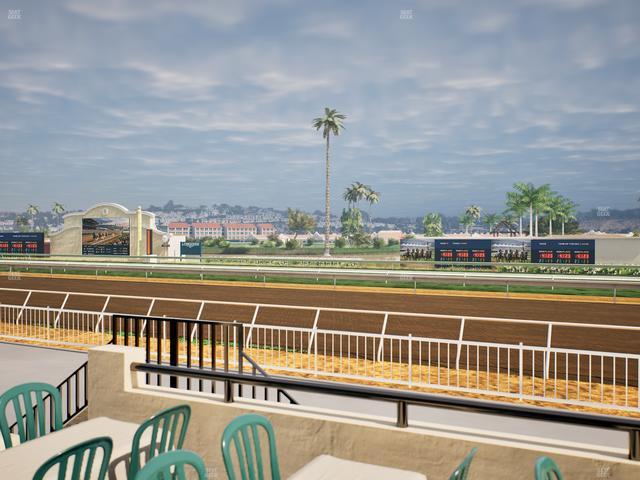 Del Mar Thoroughbred Club - Section Clubhouse Terrace Lvl 2 Tbl 135 Seat View