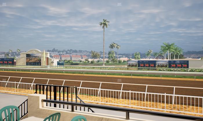 Del Mar Thoroughbred Club - Section Clubhouse Terrace Lvl 2 Tbl 135 Seat View