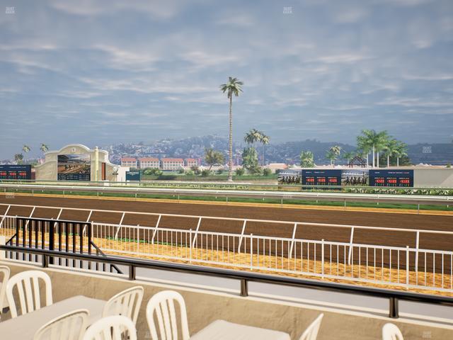 Del Mar Thoroughbred Club - Section Clubhouse Terrace Lvl 2 Tbl 136 Seat View