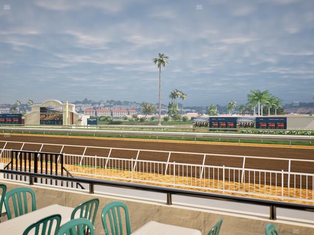 Del Mar Thoroughbred Club - Section Clubhouse Terrace Lvl 2 Tbl 136 Seat View