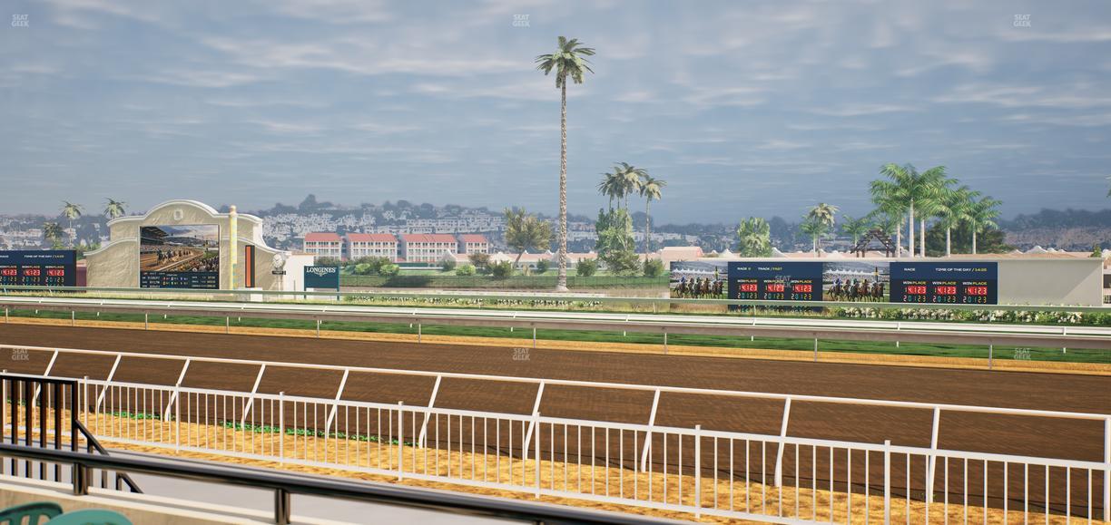 Del Mar Thoroughbred Club - Section Clubhouse Terrace Lvl 2 Tbl 137 Seat View