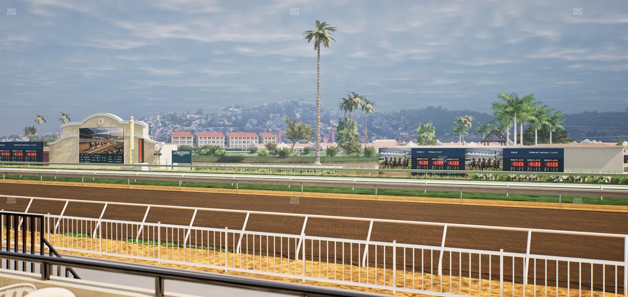 Del Mar Thoroughbred Club - Section Clubhouse Terrace Lvl 2 Tbl 137 Seat View