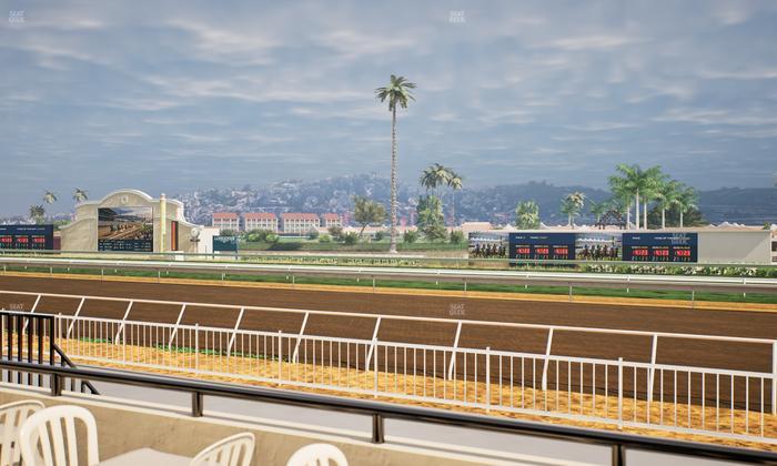 Del Mar Thoroughbred Club - Section Clubhouse Terrace Lvl 2 Tbl 137 Seat View