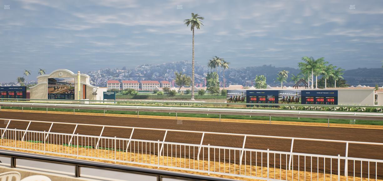 Del Mar Thoroughbred Club - Section Clubhouse Terrace Lvl 2 Tbl 138 Seat View