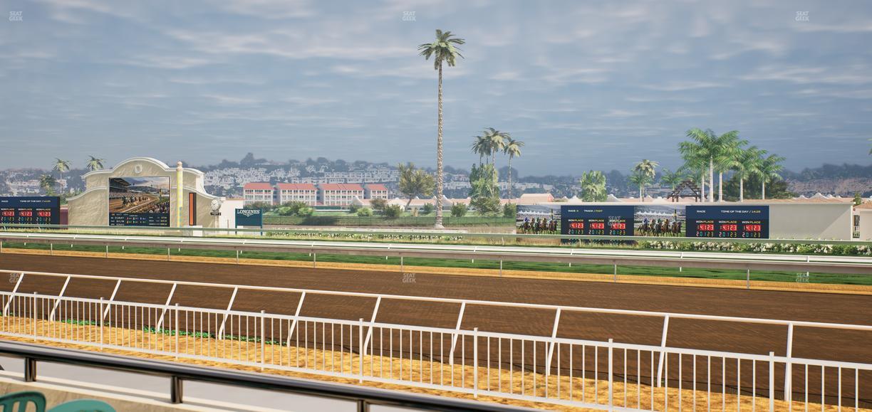 Del Mar Thoroughbred Club - Section Clubhouse Terrace Lvl 2 Tbl 138 Seat View