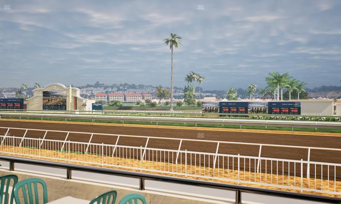 Del Mar Thoroughbred Club - Section Clubhouse Terrace Lvl 2 Tbl 138 Seat View