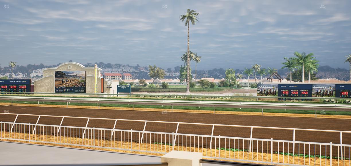 Del Mar Thoroughbred Club - Section Clubhouse Terrace Lvl 2 Tbl 207 Seat View
