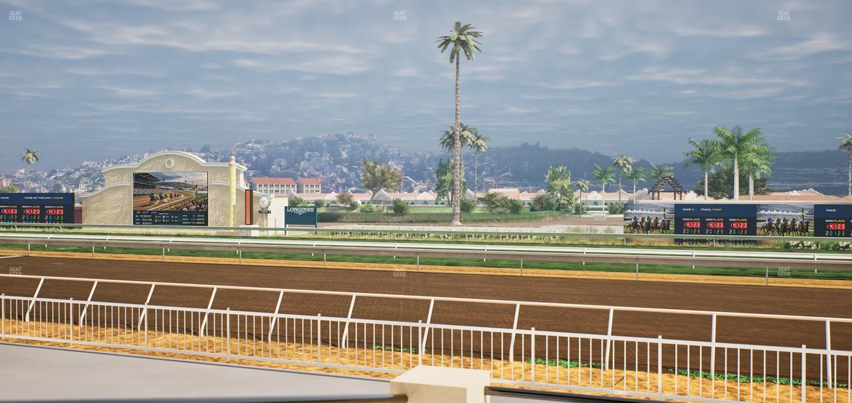 Del Mar Thoroughbred Club - Section Clubhouse Terrace Lvl 2 Tbl 207 Seat View