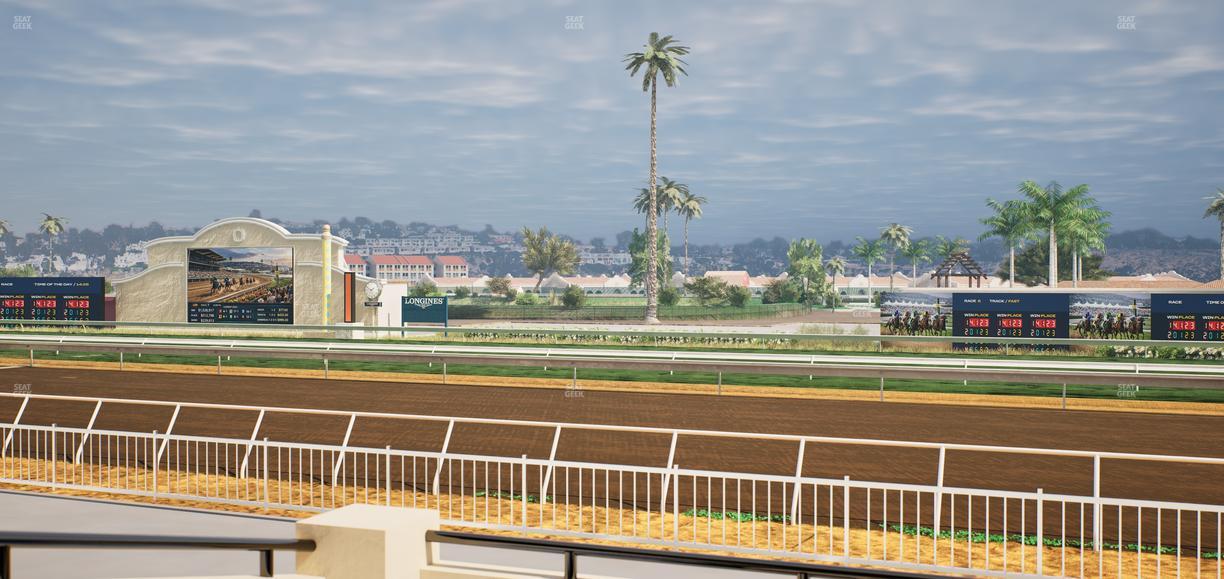 Del Mar Thoroughbred Club - Section Clubhouse Terrace Lvl 2 Tbl 208 Seat View