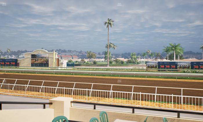 Del Mar Thoroughbred Club - Section Clubhouse Terrace Lvl 2 Tbl 208 Seat View