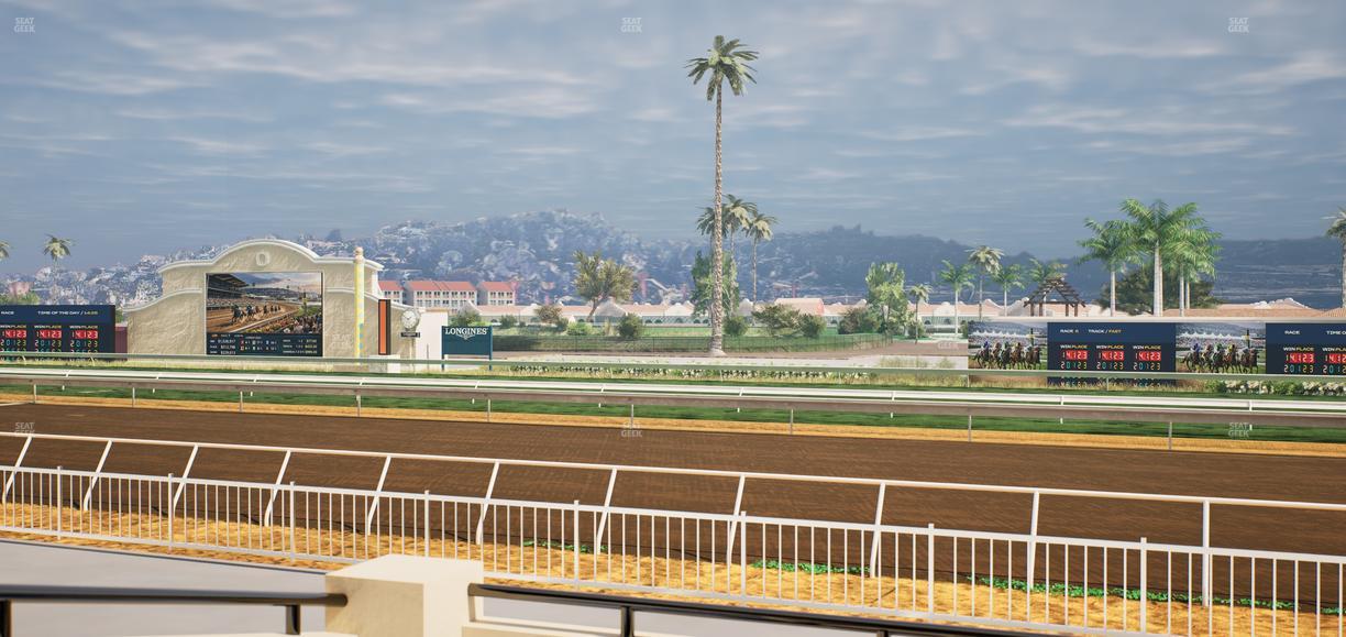 Del Mar Thoroughbred Club - Section Clubhouse Terrace Lvl 2 Tbl 208 Seat View