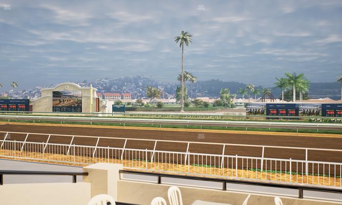 Del Mar Thoroughbred Club - Section Clubhouse Terrace Lvl 2 Tbl 208 Seat View