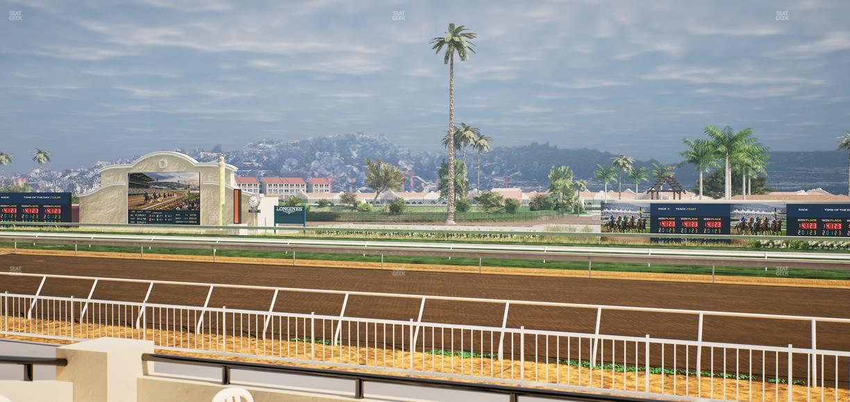 Del Mar Thoroughbred Club - Section Clubhouse Terrace Lvl 2 Tbl 209 Seat View