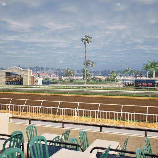 Del Mar Thoroughbred Club - Section Clubhouse Terrace Lvl 2 Tbl 209 Seat View