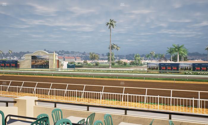 Del Mar Thoroughbred Club - Section Clubhouse Terrace Lvl 2 Tbl 209 Seat View