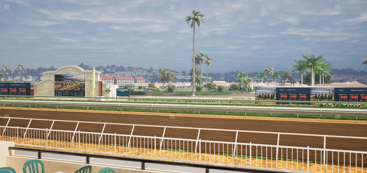 Del Mar Thoroughbred Club - Section Clubhouse Terrace Lvl 2 Tbl 210 Seat View