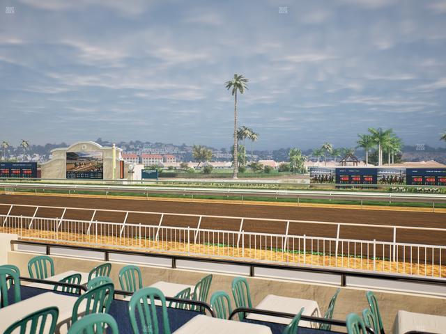 Del Mar Thoroughbred Club - Section Clubhouse Terrace Lvl 2 Tbl 210 Seat View