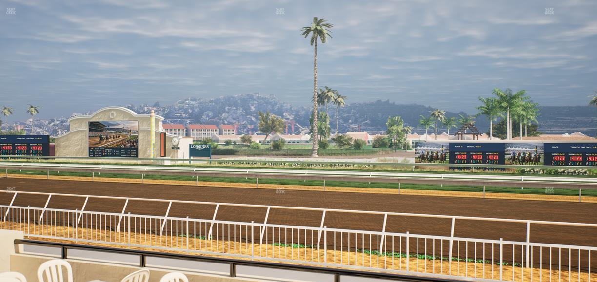 Del Mar Thoroughbred Club - Section Clubhouse Terrace Lvl 2 Tbl 210 Seat View