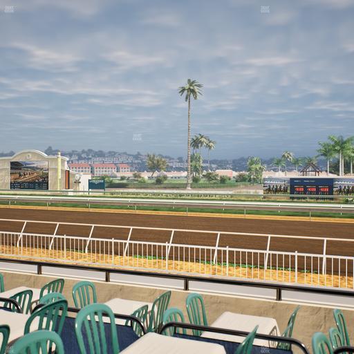 Del Mar Thoroughbred Club - Section Clubhouse Terrace Lvl 2 Tbl 211 Seat View