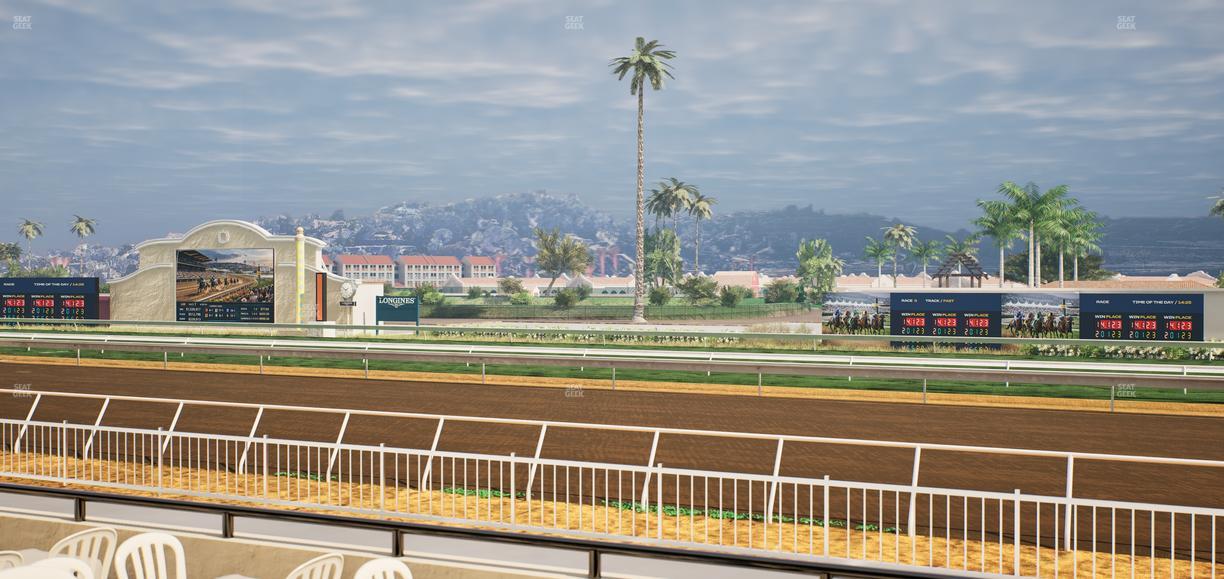 Del Mar Thoroughbred Club - Section Clubhouse Terrace Lvl 2 Tbl 212 Seat View