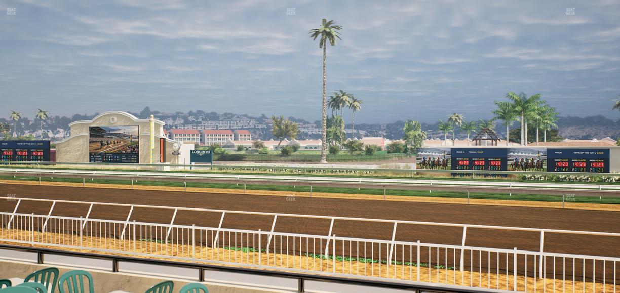 Del Mar Thoroughbred Club - Section Clubhouse Terrace Lvl 2 Tbl 212 Seat View