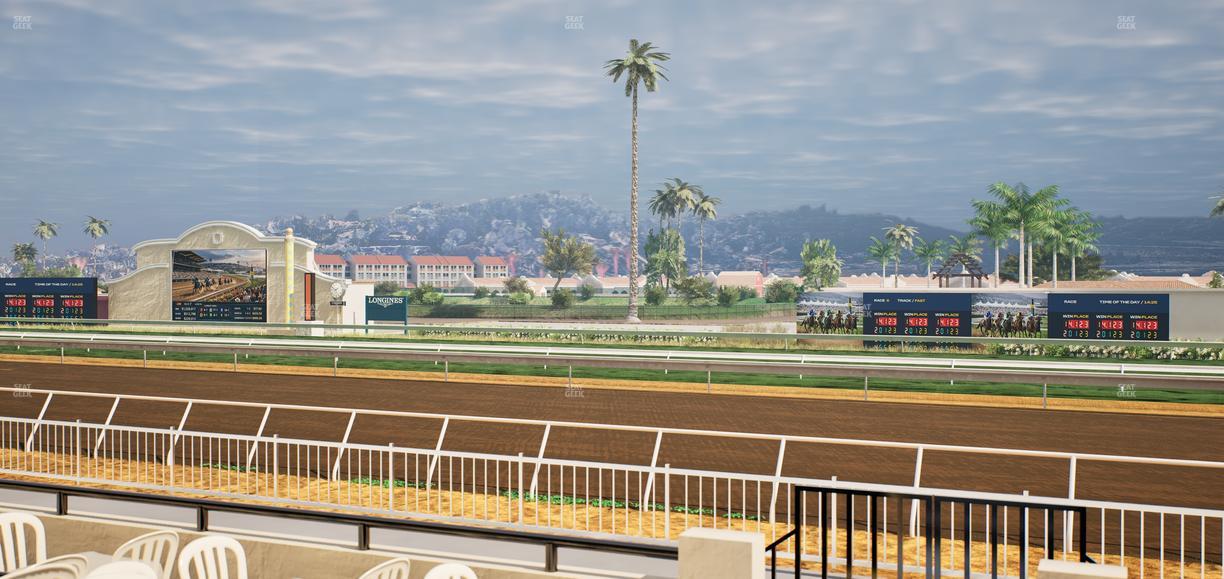 Del Mar Thoroughbred Club - Section Clubhouse Terrace Lvl 2 Tbl 213 Seat View