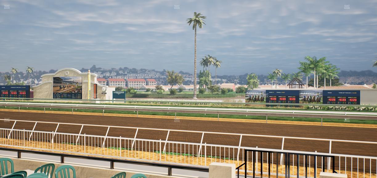 Del Mar Thoroughbred Club - Section Clubhouse Terrace Lvl 2 Tbl 213 Seat View